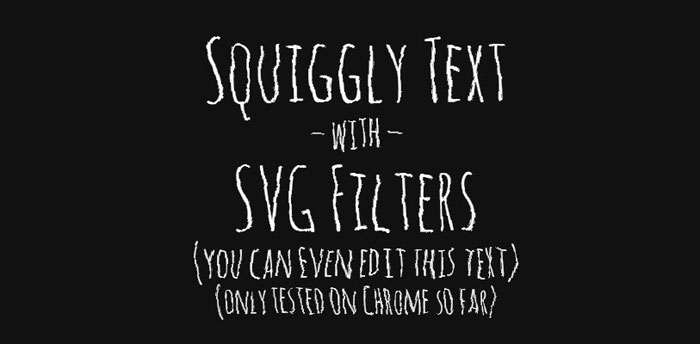 Squiggly Text Image